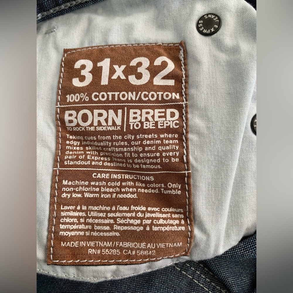 Express Mens Jeans - Picture 9 of 9